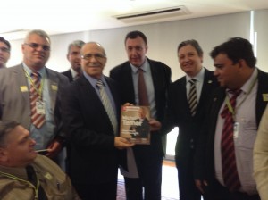 Ministro Eliseu Padilha recebe Comitiva da UVB