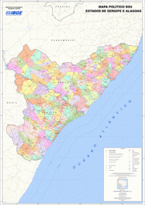 IBGE disponibiliza na internet 10 novos mapas políticos estaduais