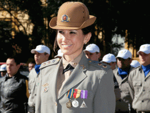 Encontro de Mulheres terá Nádia Gerhard, a primeira mulher a assumir um batalhão militar no RS