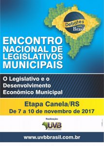 Canela recebe Encontro Nacional de Legislativos Municipais, De 07 a 10 de novembro