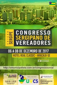 UVCS promove Congresso de Vereadores em Aracaju/SE