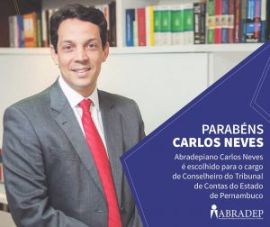 Palestrante na Marcha dos Vereadores e Vereadoras é confirmado como Conselheiro do Tribunal de Contas do Estado de Pernambuco.