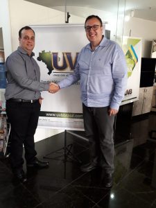 Vereador de Mineiros-GO visita a sede da UVB em Brasília-DF.