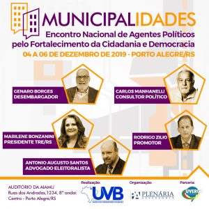 Municipalidades-Encontro Nacional de Agentes Políticos pelo Fortalecimento da Cidadania e Democracia
