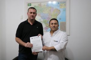 Vereador de Fortaleza dos Valos-RS visita a sede da UVB em Porto Alegre-RS