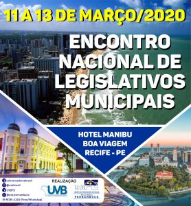 UVB/PE-Encontro Nacional de Legislativos Municipais 2020