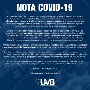 Nota UVB COVID-19
