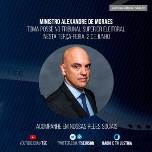 O ministro Alexandre de Moraes toma posse, nesta terça-feira (2/6), do cargo de membro efetivo do Tribunal Superior Eleitoral(TSE)