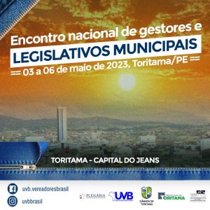 TORITAMA receberá Encontro Nacional de Legislativos Municipais