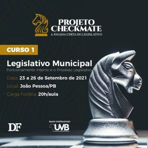 Em João Pessoa/PB, Curso “Legislativo Municipal: funcionamento interno e o processo legislativo”