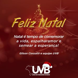 UVB deseja feliz natal a todos