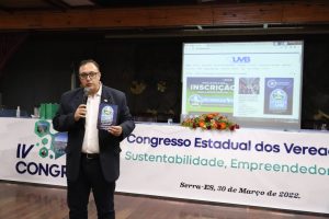 Presidente da UVB palestra no IV Congresso Estadual dos Vereadores do Espírito Santo