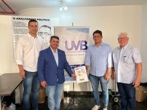 Vereadores de João Pessoa/PB visitam a sede da UVB em Brasília/DF