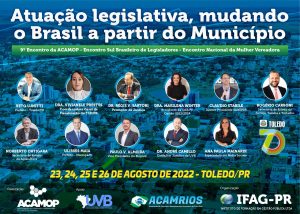 ACAMOP promove o 9º Encontro Sul Brasileiro de Legisladores