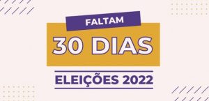 Faltam 30 dias: mais de 156 milhões de eleitoras e eleitores vão às urnas