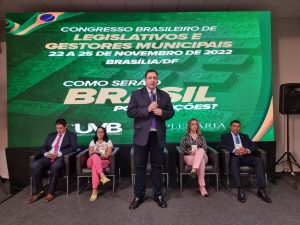 Abertura oficial do Congresso Brasileiro de Legislativos Municipal em Brasília/DF