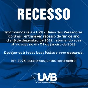 UVB comunica período de recesso de final de ano