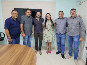 Vereadores de Querência/MT recebem a visita do presidente da Câmara Municipal de Barra do Garças