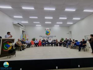 Vereadores de Iraí/RS, participam da inauguração do plenário da Câmara de Palmitos/SC