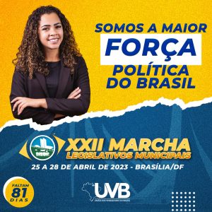 Somos a maior Força Política do Brasil