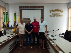 Anta Gorda/RS-Presidente do Legislativo recebe visita de Consultor de Negócios e Analista de Sistemas da RGE