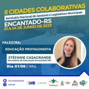 Educação Protagonista será debatida no II Cidades Colaborativas