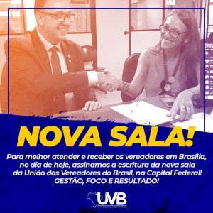 UVB realiza a aquisição de nova sala em Brasília/DF