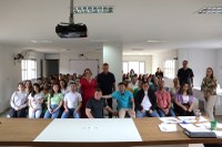 Câmara Municipal de Marechal Floriano/ES presente na assinatura do termo do projeto de apoio ao transporte de estudantes