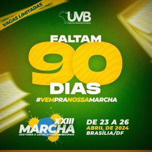 Contagem regressiva para a XXIII Marcha dos Gestores e Legislativos Municipais