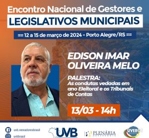 Condutas vedadas em ano eleitoral será tema em evento da UVB Porto Alegre/RS-