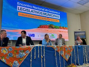 Abertura do Encontro de Gestores e Legislativos em São Miguel do Gostoso/RN