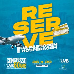 Reserve essa data de 26 a 29 de novembro UVB 60 anos