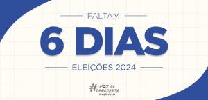 Faltam 6 dias: voto em trânsito não é permitido nos pleitos municipais