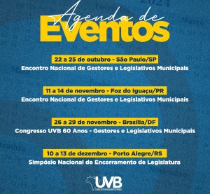 Confira os próximos eventos da UVB